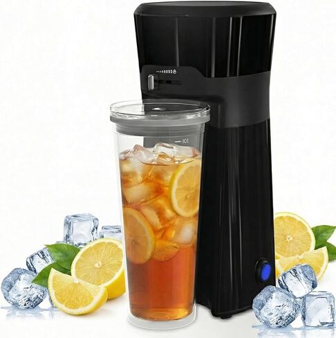 3-in-1 Coffee and Tea Machine Brewing System with 2.5 Quart Pitcher, Iced Tea Maker and Iced Coffee Maker, Strength Selector, Perfect For Tea, Coffee, Lattes, Lemonade in Saudi Arabia