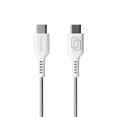 كابل شحن سريع ممتاز USB C إلى USB C بطول 6 أقدام من cellhelmet USB 2.0 سلك من النوع C دائري خالٍ من التشابك متوافق مع iPhone 15/15 Pro Max Galaxy S23/22/21 iPad Pro Air MacBook in Kuwait