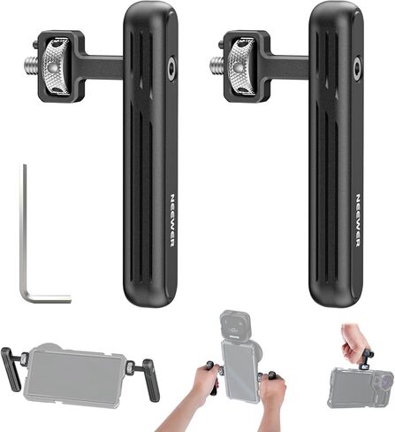 Neewer Quick Release Side Handle Mounting Adapter, Phone Cage Clamp Compatible with CA022H CA023H CA067H CA068H CA069H PA005E PA028E Side Handgrip, PA071 in Saudi Arabia