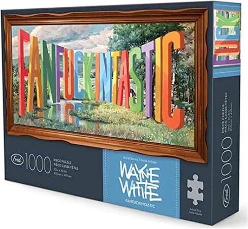 Fred Shitshow الأصلي بواسطة Wayne White ، لغز 500 قطعة ، متعدد الألوان (5280376) in Kuwait