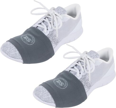 Made in USA | The Original Over Sneaker Dance Socks | Smooth Floors (2 Pairs) (Black) in Kuwait