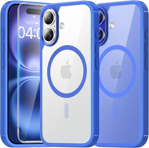TAURI 3 in 1 for iPhone 15 Case, [Not-Yellowing] with 2X Screen Protectors, [Military Grade Drop Protection] Shockproof Slim Phone Case for iPhone 15, Black in Kuwait