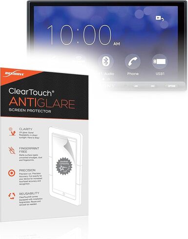 BoxWave Screen Protector Compatible with Sony XAV-AX5000 - ClearTouch Crystal (2-Pack), HD Film Skin - Shields from Scratches for Sony XAV-AX5000, Sony XAV-AX5000, XAV-AX7000 in Kuwait
