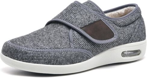 youyun Orthopedic Shoes for Women, Wide Fit Slip On Sneakers for Diabetics, Plantar Fasciitis and Swollen Feet Support, Lightweight Comfort and Breathable (Black) (Size 9.5) in Saudi Arabia