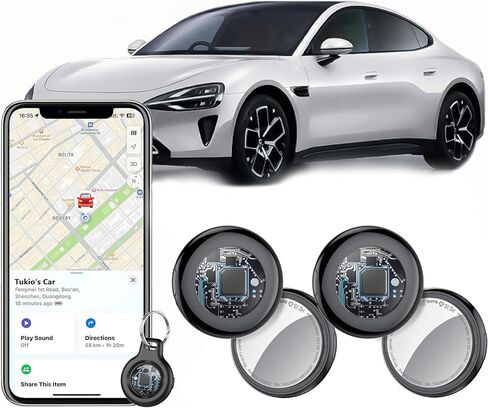 Air Tracker, Key Finder Works with Find My App (iOS Only), Bluetooth Tracker and Item Locator with Sound, Your Luggage Tracker, Key Tracker, etc. 1-Pack (Olive Green) in Saudi Arabia