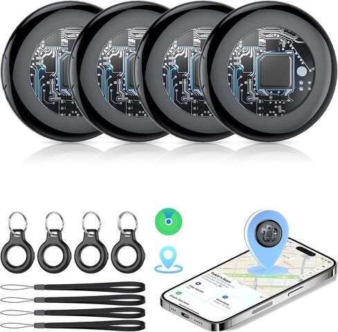 Air Tracker, Key Finder Works with Find My App (iOS Only), Bluetooth Tracker and Item Locator with Sound, Your Luggage Tracker, Key Tracker, etc. 1-Pack (Olive Green) in Kuwait