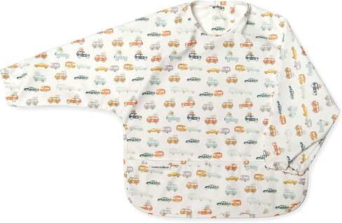Loulou Lollipop Long Sleeve Mess Free Waterproof Bibs, for baby boys and girls 6-36 Months, Machine Washable, Travel Friendly in Kuwait