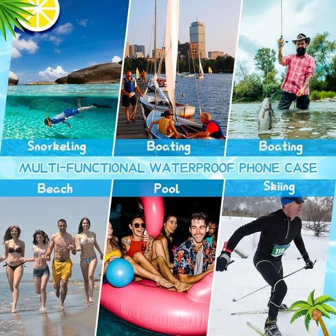 56 Pack Waterproof Phone Pouch Clear Cellphone Case Bulk Universal Phone Dry Bag with Lanyard Waterproof Underwater Case Holder for Water Games Protect Cruise Ship Essentials, up to 6.9 Inch in Kuwait