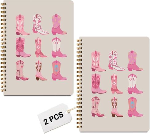 2 PCs Gold Cat Spiral Notebook Pretty Cat Themed Gifts Journaling Notebooks Cats Aesthetic Design Gifts for Women Girls Note Book Writing Journal Hardcover Notebook Classroom Office Supplies in Kuwait