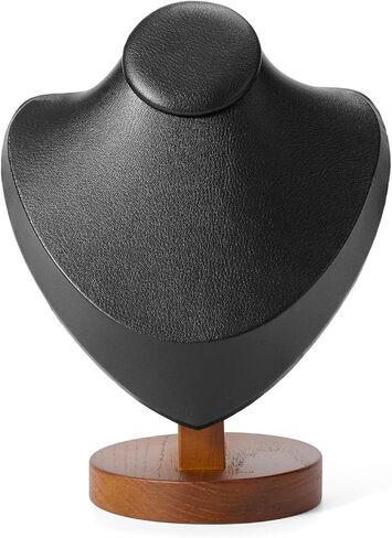 Woodten Jewelry Display Bust Solid Wood Necklace Stand for Show Jewelry Showcase Display Holder in Kuwait