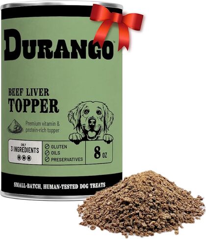 Topper | Premium Beef Liver Dog Food Topper | High-Protein, All-Natural Meal Enhancer for Dogs | 8oz Sustainable Tin in Kuwait