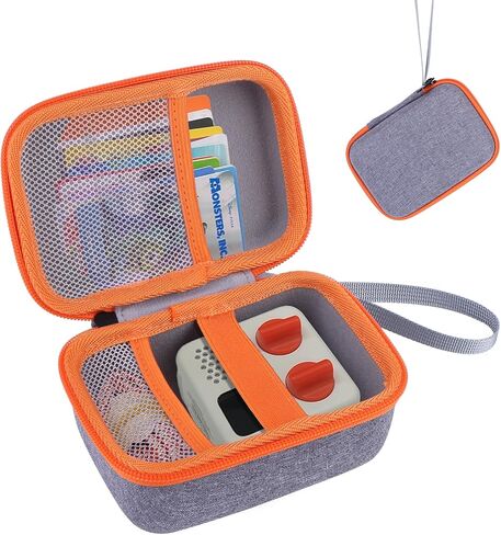 ASIEIT Hard Case Compatible with Yoto Mini (2024 Edition), Case for Yoto Mini, Children's Audio & Music Player, Yoto Holder Bag for Children’s Speaker Plays Audiobook Cards, Orange in Saudi Arabia