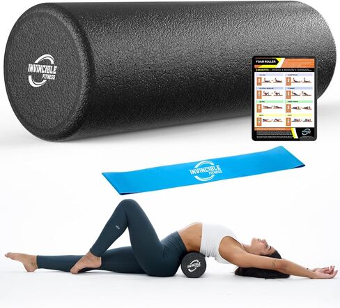 Invincible Fitness EPP Foam Roller for Deep Tissue Massage – Enhance Recovery, Relieve Pain, and Boost Mobility for a Stronger, Healthier You in Saudi Arabia