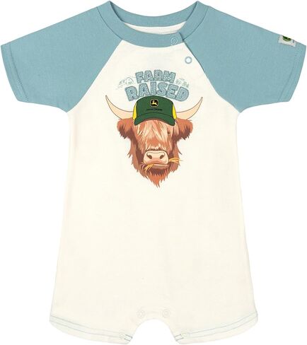 John Deere Truck Romper Newborn to Toddler Sizes (Newborn - 3T) in Kuwait
