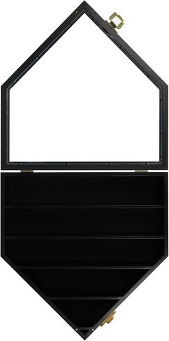 DisplayGifts Baseball Display Case Baseball Holders for Balls Display with 21 Slots Wall Display Box 96% Clear Antifade UV Protection with Gold Locks for Homerun and Collector Autograph Balls in Kuwait