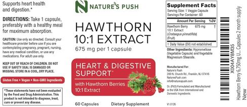 كبسولات مستخلص توت الزعرور فائقة الفعالية - 6,750 مجم 10:1 لدعم الهضم وصحة القلب ونسبة السكر في الدم - كبسولات توت الزعرور ذات القوة الإضافية - خالية من الكائنات المعدلة وراثيًا وخالية من الغلوتين، نباتية وفقًا لممارسات التصنيع الجيدة في الولايات المتحدة  in Kuwait