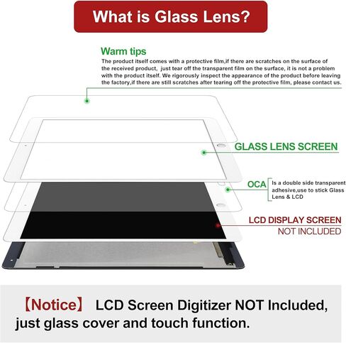 New Touch Screen Digitizer Replacement for iPad Mini 4 2015 A1538 A1550 with OCA Adhesive Repair Tools Kit-No LCD Screen in Saudi Arabia