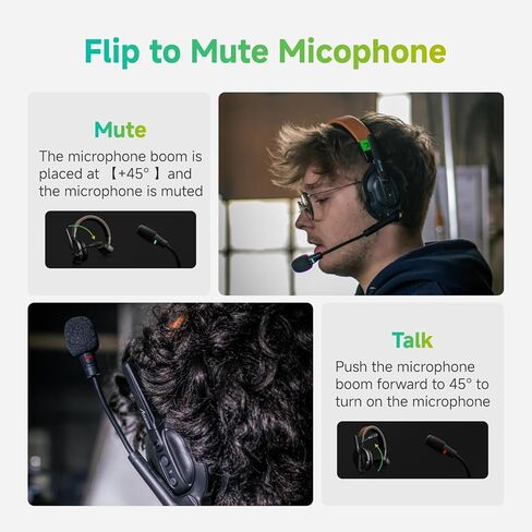 Accsoon Como SE Wireless Headset Intercom System, 5-Person 2.4GHz Full-Duplex Team Communication1312ft Range, Group Talk Headset, 30H+ Hour Battery Life, 1 Host & 4 Remote for Real-time Monitoring in Kuwait