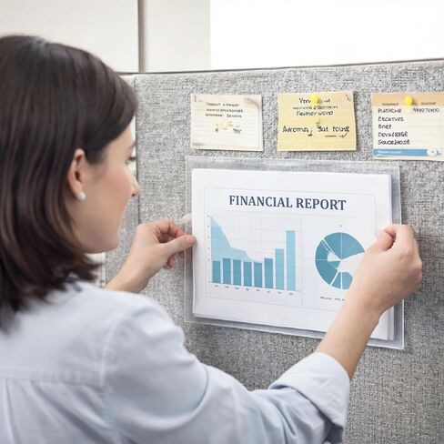 Thyle 25 قطعة منظم حائط مقصورة لأسطح القماش مع ملحقات حائط مقصورة بخطاف وحلقة مقاس 8.5 × 11 بوصة إطار صورة مقصورة لمستندات التقويم والصور والشهادات والرسوم البيانية وقوائم الرموز in Kuwait