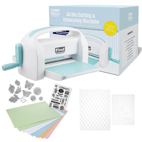 Find Scraplooms Adjustable 9 inch Die Cutting Machine Kit,Embossing Machine for Cardmaking,Scrapbooking (9 inch Adjustable) in Saudi Arabia