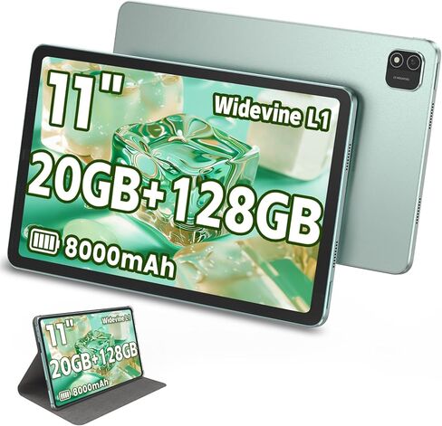 Azeyou 11 Inch Android Tablet FHD 1920×1200 Display 6+128GB 8000mAh in Kuwait