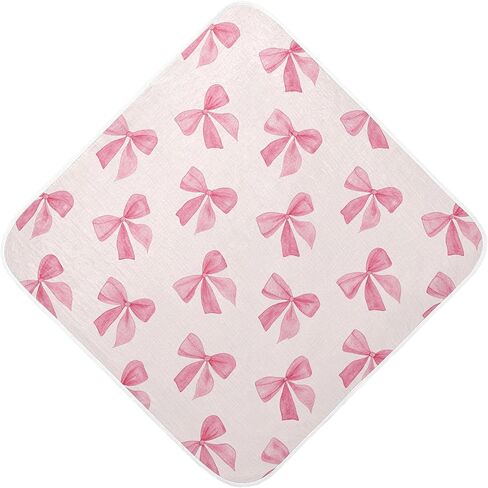 منشفة حمام الطفل الوردي Burbuja - منشفة ناعمة للقطن من القطن المغطى بالرضع لطفل الأطفال المولود الجديد ، 30x30 في in Kuwait