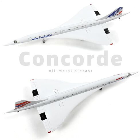 1/400 Scale Concorde for Air France Diecast Metal Airplane Model Kit with Stand Concorde Model Plane for Adult Mini Alloy Plane Creative Decorations or Aircraft Gifts(6-Inch L) in Kuwait