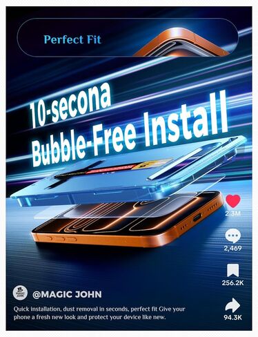 Magic John 2 Pack for iPhone 16E Screen Protecor in Kuwait