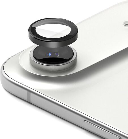 Ringke Camera Lens Frame Glass [Individual Lens Covers] Compatible with iPhone 16e Camera Lens Protector, Tempered Glass Covers and Aluminum Alloy Frames - 2 Pack in Kuwait