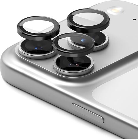 Ringke Camera Lens Frame Glass [Individual Lens Covers] Compatible with iPhone 16e Camera Lens Protector, Tempered Glass Covers and Aluminum Alloy Frames - 2 Pack in Kuwait