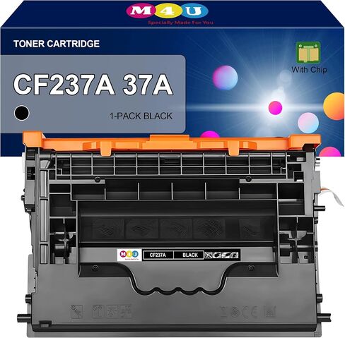 37A Toner Cartridges 2 Pack Black CF237A(with Chip) Compatible for 37A Toner Cartridges Work for Enterprise M607n M608dn M609 M608n M607dn MFP M632 M631 Printer (2 Pack, Black) in Saudi Arabia