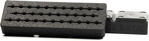 BOB'S TOOL COMPANY | 1/8" Shaft Rotary Bur Tool Bit Holder | 116 Slots | 3X3 42mm Gridfinity Compatible in Saudi Arabia