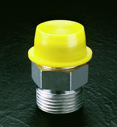 Caplugs 99394890 غطاء بلاستيكي مدبب وقابس مع شفة عريضة سميكة WW-250، PE-LD، غطاء OD 2.333" معرف القابس 2.602"، أصفر (عبوة من 20 قطعة) in Saudi Arabia