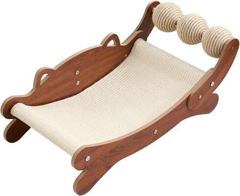 Cat Scratchers for Indoor Cats, Larger Scratch Pad for Cats, Scratcher Pad with Ball Toy Cat Scratching Board, Cat Lounger Scratcher, Cat Scratch Pad Cat Scratcher Lounge in Saudi Arabia
