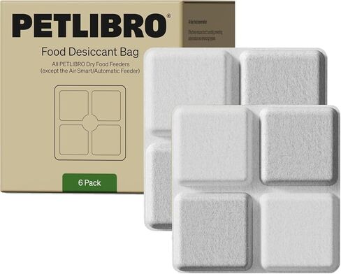 PETLIBRO Pet Food Desiccant Bag,12 Packs Keep Cat Food & Dog Food Dry and Fresh,Suitable Automatic Cat Feeder Model PLAF005,PLAF006,PLAF103,PLAF203,PLAF301,PLAF001,PLAF002 in Kuwait