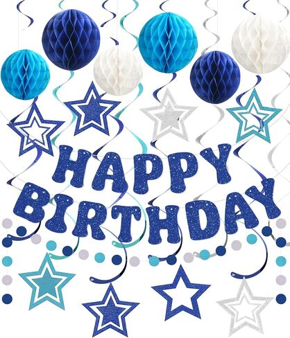 Amandir 43PCS Thanksgiving Decorations, Thanksgiving Maple Leaves Banner Fall Pumpkin Honeycomb Turkey Hanging Swirls Pom Poms Decor for Thanksgiving Party Indoor Outdoor Office Home Decorations in Kuwait