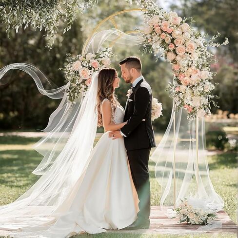 GRINTY OPN ARCH BACKDROP Stand ، 7.2 قدم معدن مزدوج القوس الخلفي إطار U على شكل شكل لحفل زفاف ، دش الطفل ، حفلة عيد الميلاد ، حفلة التخرج ، خلفيات الصور (الذهب) in Kuwait