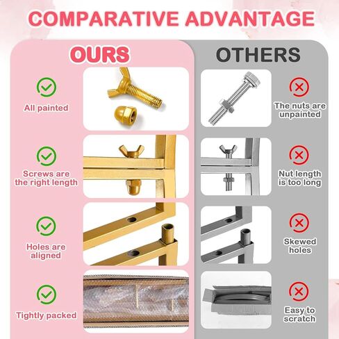 GRINTY OPN ARCH BACKDROP Stand ، 7.2 قدم معدن مزدوج القوس الخلفي إطار U على شكل شكل لحفل زفاف ، دش الطفل ، حفلة عيد الميلاد ، حفلة التخرج ، خلفيات الصور (الذهب) in Kuwait