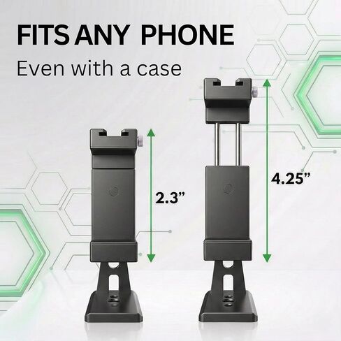 Metal Phone Tripod Mount - Unimount 360 PRO Huffice iPhone حامل ثلاثي القوائم مع مصراع بوتوث عن بعد in Kuwait