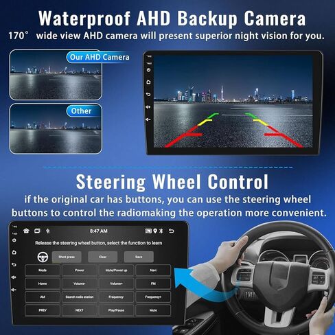 Car Stereo Radio for 2003 2004 2005 2006 Chevrolet Chevy Silverado Tahoe GMC Sierra Yukon, 7 IPS Touch Screen Car Radio Android 13 Wireless CarPlay/Android Auto GPS,Backup Camera/DSP/SWC, 2G+32G in Kuwait