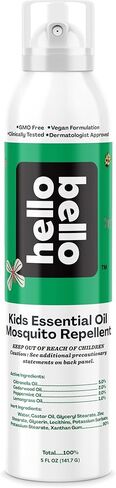 Hello Bello Mosquito Repellent Spray, with Natural Lemongrass, Cedarwood, Citronella, and Peppermint Oils, 5oz Can in Kuwait
