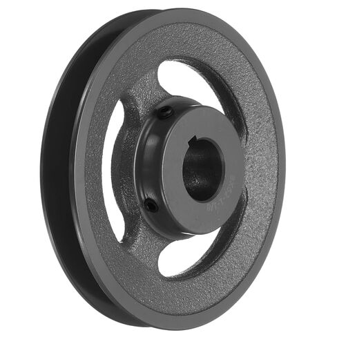 uxcell BK60-5/8 V-Belt Sheave 5/8"Bore 5.75"OD Single Groove Web Sheave Bored-to-Size Sheave, Cast Iron, Belt Section for 3L or B Belt in Saudi Arabia