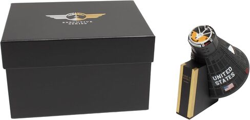 Daron Executive Series Apollo 11 Capsule Model – 1:25 Scale, Officially Licensed NASA Spacecraft Replica, Injection-Molded Resin with Display Stand | Museum-Quality Collectible in Saudi Arabia