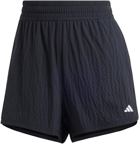 adidas Women's Pacer Training High Waist Woven Seersucker 3-Stripes in Saudi Arabia