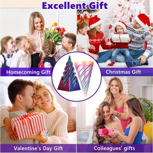 لعبة مخروط حلزونية هرمية - تمثال عكسي للهدوء والاسترخاء - أبراج أدوات وهم بصرية ثلاثية الأبعاد مستحيلة ، لعبة مكتب تململ للأطفال والكبار in Kuwait