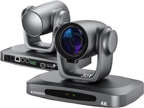 PTZ Camera 4K 30X Optical Zoom AI Auto Tracking - Professional Conference Camera with HDMI/3G-SDI/USB/POE IP Streaming for Church Worship, Education, YouTube Live, Facebook Streaming & Remote Meetings in Kuwait