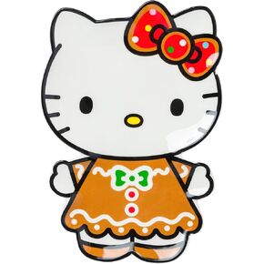 Silver Buffalo Hello Kitty Gingerbread Dress Sculpted Ceramic Trinket Tray in Saudi Arabia