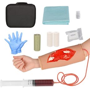 Open Fracture Wound Packing Trainer, Wound Dressing Training Model, Stop The Bleed Training Kit for Meidcal Education, Third in Kuwait