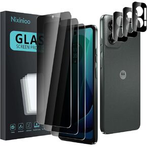 3 حزمة شاشة شاشة الخصوصية لـ Motorola Moto G 5G 2024 مع حامي عدسة الكاميرا 3 حزمة ، ومكافحة الفقاءات الزجاجية المضادة للتجس in Kuwait