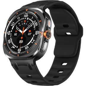 فرقة رياضية بحرية من 6 عبوات متوافقة مع Galaxy Watch Ultra Bands 47mm (2024) ، Samsung Watch 7 فرق فائقة للرجال ، حزام سيليكون محيطي لا يوجد تصميم فجوة in Kuwait